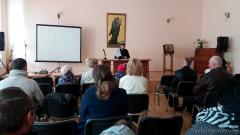 Заняткі ва ўніверсітэце сямейных ведаў «Радзіна» пры Пакроўскім саборы распачаліся сустрэчай "Духоўныя асновы праваслаўнай сям'і"