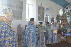 Архиепископ Артемий совершил литургию в храме деревни Гудевичи