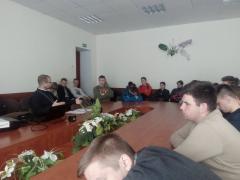 Священник встретился со студентами Гродненского колледжа коммунального хозяйства