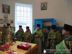 В храме деревни Сидельники состоялось соборное богослужение духовенства Волковысского благочиния