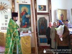 В храме деревни Сидельники состоялось соборное богослужение духовенства Волковысского благочиния