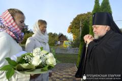 Архиепископ Артемий совершил литургию в храме деревни Демброво