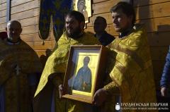 Архиепископ Артемий совершил литургию в храме деревни Демброво