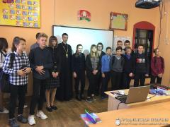 Беседа с учащимися школы №3 города Волковыска