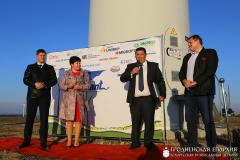 Священник принял участие в открытии ветропарка ветровых электростанций