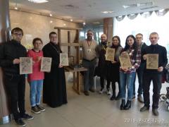 Молодежное братство Покровского собора посетило международную выставку "Беларусь и Библия"