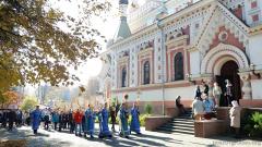 Пакровы ў кафедральным саборы Гродна адсвяткавалі традыцыйным фэстам "Пакроўскае свята"