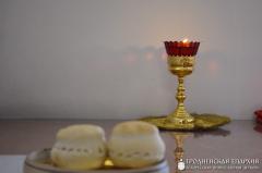 Архиепископ Артемий совершил литургию в храме в честь новомучеников и исповедников земли Белорусской города Скидель