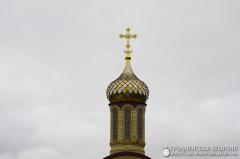 Архиепископ Артемий совершил литургию в храме в честь новомучеников и исповедников земли Белорусской города Скидель