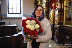 В день памяти своего небесного покровителя архиепископ Артемий совершил литургию в кафедральном соборе Гродно