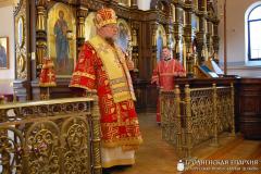 В день памяти своего небесного покровителя архиепископ Артемий совершил литургию в кафедральном соборе Гродно