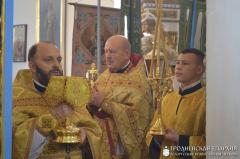 Архиепископ Артемий совершил литургию в храме деревни Самуйловичи