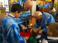 Соборное богослужение духовенства Мостовского благочиния