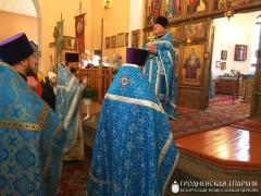 Соборное богослужение духовенства Мостовского благочиния