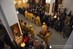 Архиепископ Артемий совершил литургию в храме в честь Собора Всех Белорусских Святых города Гродно