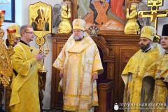 Архиепископ Артемий совершил литургию в храме в честь Собора Всех Белорусских Святых города Гродно