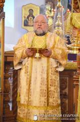 Архиепископ Артемий совершил литургию в храме в честь Собора Всех Белорусских Святых города Гродно