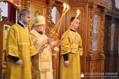 Архиепископ Артемий совершил литургию в храме в честь Собора Всех Белорусских Святых города Гродно