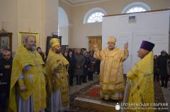 Архиепископ Артемий совершил литургию в храме деревни Дубно