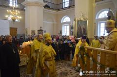 Архиепископ Артемий совершил литургию в храме деревни Дубно