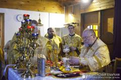 Архиепископ Артемий совершил литургию в малом храме в честь святителя Тихона Патриарха Московского города Гродно