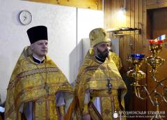 Архиепископ Артемий совершил литургию в малом храме в честь святителя Тихона Патриарха Московского города Гродно