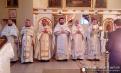 Соборное богослужение духовенства Скидельского благочиния