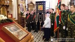 Архиепископ Артемий совершил литургию в кафедральном соборе и вручил награды представителям Гродненской пограничной группы