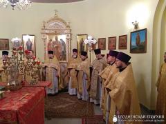 В храме поселка Крансосельский состоялось соборное богослужение духовенства Волковысского благочиния