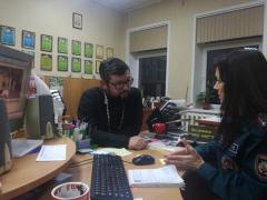 Священник встретился c начальником центра пропаганды МЧС по Гродненской области