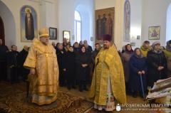 Архиепископ Артемий совершил литургию в храме деревни Мижеричи