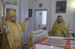 Архиепископ Артемий совершил литургию в храме деревни Мижеричи