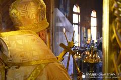 Архиепископ Артемий совершил литургию в храме поселка Вороново