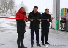 Священник принял участие в открытии обновленной заправочной станции в поселке Зельва