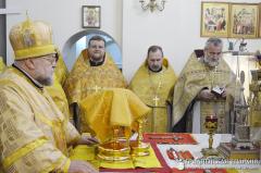 Архиепископ Артемий совершил литургию в храме деревни Волпа