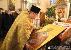 В храме поселка Зельва освятили икону Святого Николая Чудотворца