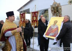 В храме поселка Зельва освятили икону Святого Николая Чудотворца