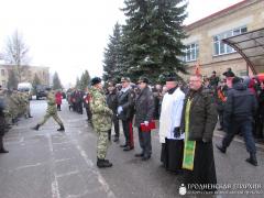 Священник принял участие в торжественной церемонии в 4-ом отдельном специальном милицейском батальоне