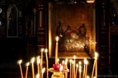 В канун праздника Рождества Христова архиепископ Артемий возглавил всенощное бдение в кафедральном соборе города Гродно