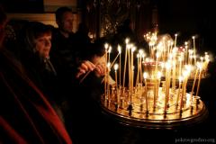 В канун праздника Рождества Христова архиепископ Артемий возглавил всенощное бдение в кафедральном соборе города Гродно