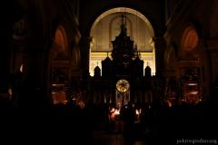 В канун праздника Рождества Христова архиепископ Артемий возглавил всенощное бдение в кафедральном соборе города Гродно