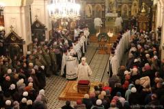 Архиепископ Артемий совершил праздничную вечерню в кафедральном соборе Гродно