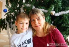 На приходе храма поселка Зельва прошло Рождественское театрализованное представление