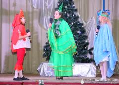 На приходе храма поселка Зельва прошло Рождественское театрализованное представление