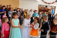 На приходе храма поселка Зельва прошло Рождественское театрализованное представление