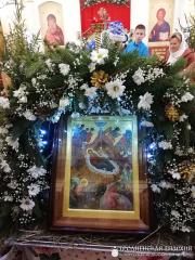 Литургия и финал акции "Дорогою добра" для особенных детей на приходе Мефодия и Кирилла города Волковыска