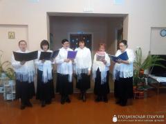 Священник и прихожане посетили Куриловичскую сельскую больницу