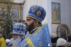 Архиепископ Артемий совершил литургию в кафедральном соборе Волковыска