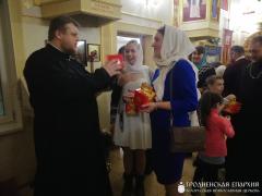 В Волковыске состоялась рождественская встреча  с семьями  священнослужителей благочиния