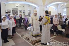 Архиепископ Артемий совершил литургию в храме при Гродненской областной больнице